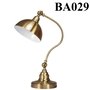 Đèn bàn mạ đồng dây có công tắc vặn chiết áp BA029, KT(mm): Chao D200*H550, E27*01