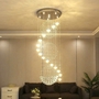 Đèn chùm pha lê thả thông minh PL021D,12 đèn dimmer 3 màu có điều khiển xa, mâm tròn inox gương trắng, KT(mm): D800 x H2600