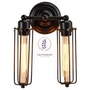 Đèn tường TU003, đui chụp sắt 001, 01 rọ sắt 003, E27*2