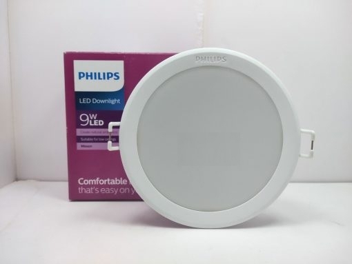 Đèn led âm trần Philip Meson 59449, công suất 9W, LK D105mm, ánh sáng trung tính