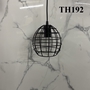 Đèn thả rọ sắt thân đen, đui E27x1(chưa bóng)_TH192 Kích thước: D220x280mm