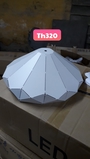 Thả đơn chao lọt sáng trắng, E27x01, mã TH320, KT (mm):