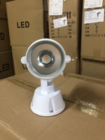 Đèn gắn tường màu trắng ngoài trời, COB 7W, KT(mm): L100xH250xP150