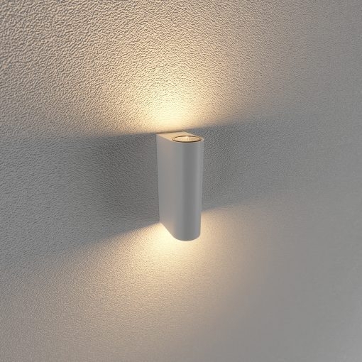 Đèn Kinhled gắn tường ngoài trời màu trắng