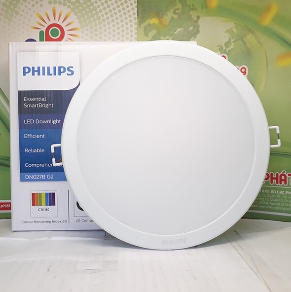 Đèn led âm trần Philips tán quang DN027B 7W D90 ánh sáng 6000K