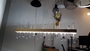 Đèn thả viền Inox gương vàng, tích hợp Led, 3 chế độ ánh sáng, có điều khiển từ xa_TH434 Kích thước: 100x250x350mm