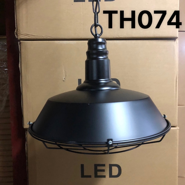 Thả đơn chao chống nổ đen , E27x01, mã TH074, KT (mm): D360