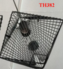 Đèn thả rọ sắt thân đen, đui E27x1(chưa bóng)_TH382 Kích thước: 205x270mm