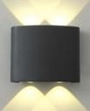 Đèn rọi led ánh sáng vàng, vỏ đen hắt 2 tia, IP65, KT(mm): 116x80x40