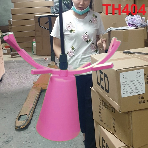 Thả đơn sừng hươu hồng, E27x01, mã TH404, KT (mm): D170x160