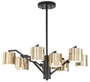 Đèn thả TH303_09, G4 x 9, KT(mm): 700 x 600
