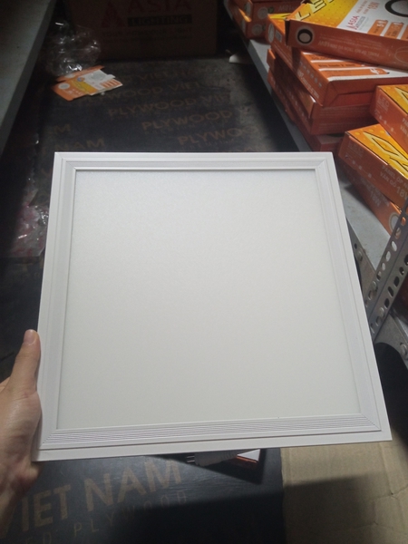 Đèn panel Asia vuông nhôm xước 24W, ánh sáng trắng, KT(mm): 300*300 (đã gồm tai cài)