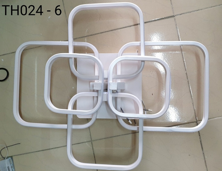 Đèn led mâm DM024/4 +2 (DM024/04+02), 1 chế độ ánh sáng vàng không có điều khiển