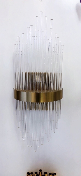 Đèn tường phale TUT603, thép mạ đồng, E14x 3, KT(mm): 230 x 540