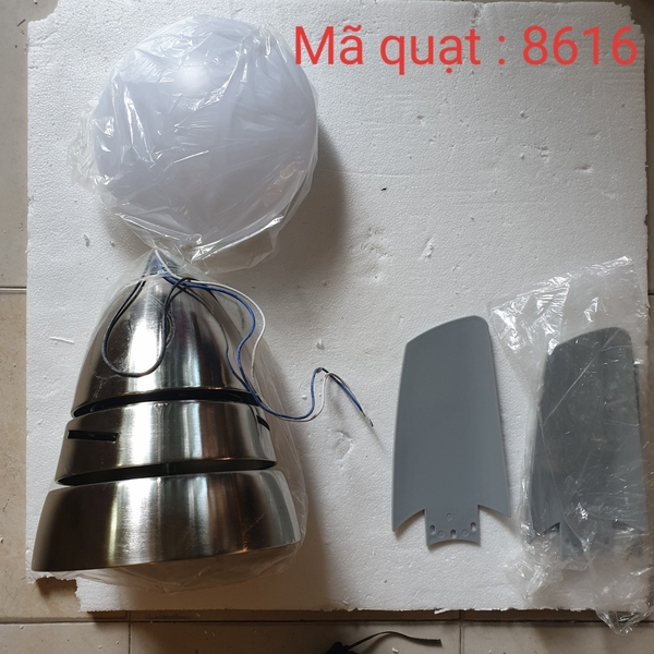 Quạt đèn 8616 đường kính 24 inch 610 mm (1 cánh đã gãy)