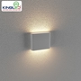 Đèn tường ngoài trời Kingled LWA8011_S_WH, vỏ trắng, ánh sáng vàng, IP65, công suất 8W, KT(mm): 110 x 28 x 90