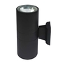 Đèn tường màu đen, 2 đầu chiếu sáng, công suất: 20W x 02