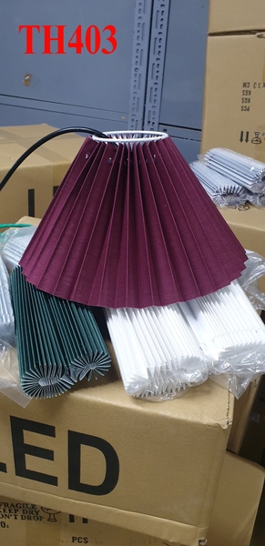 Thả đơn vải xếp tím, E27x01, mã TH403, KT (mm):
