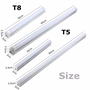 Bóng đèn tuyp led T5 âm dài 1.2m, công suất: 18W, ánh sáng vàng