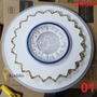 Đèn led mâm hoa hình tròn DM035.01T, KT(mm) ; D500