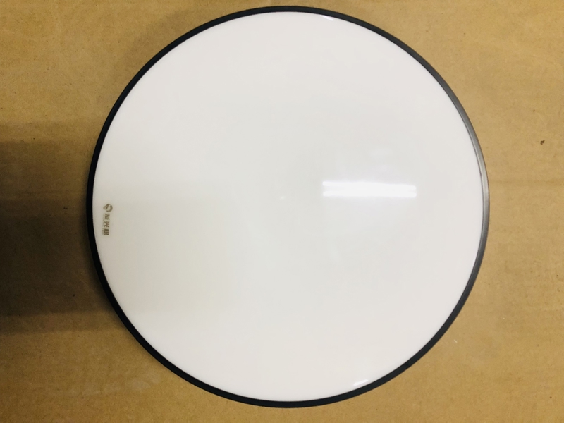 Ốp trần tròn trắng viền đen, công suất 55W, ánh sáng trắng, KT(mm): D480