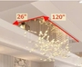 Đèn thông tầng nghệ thuật PL081 kích thước: 3050 x 660x H1000mm gồm:  Mâm inox gương vàng 8K , Ống trúc 081TT (D30xH300) tích hợp led 1,5W, điện áp 110V  : 180 Cái