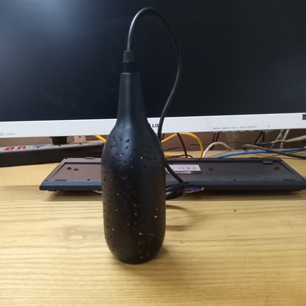 Thả đơn chao lọt sáng đen lòng vàng, G9x01, mã TH398, KT (mm): D70x210