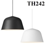 Thả đơn chao tròn trắng, E27x01, mã TH242, KT (mm): D380