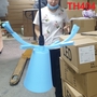 Thả đơn sừng hươu xanh dương, E27x01, mã TH404, KT (mm): D170x160
