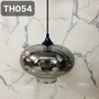 Đèn thả thủy tinh khói TH054 , E27 x 1 , KT(mm) : 280 x 200