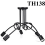 Đèn thả 5 thanh sắt đan đen TH138, E27 x 5, KT(mm): 700 x 400