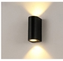 Đèn tường ngoài trời TU023, tích hợp led sáng vàng, công suất 2*5W, KT(mm): D65*H150