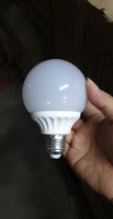Bóng đèn nhựa xoắn 09W, G80, đui E27, ánh sáng trắng