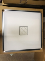 Đèn led mâm DM077B, led 3 màu có dim và điều khiển xa, KT(mm): 500x500x100