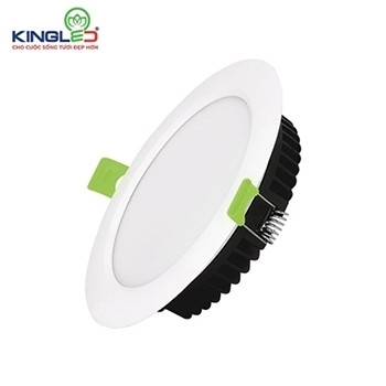 Đèn led âm trần King led DL-12SS-T140, downlight Ruby công suất 12W, ánh sáng trung tính, KT(mm): D140, LK(mm): D110