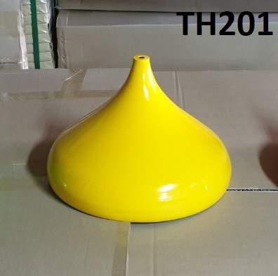 Thả đơn chao giọt nước vàng lòng trắng, E27x01, mã TH201, KT (mm): D320