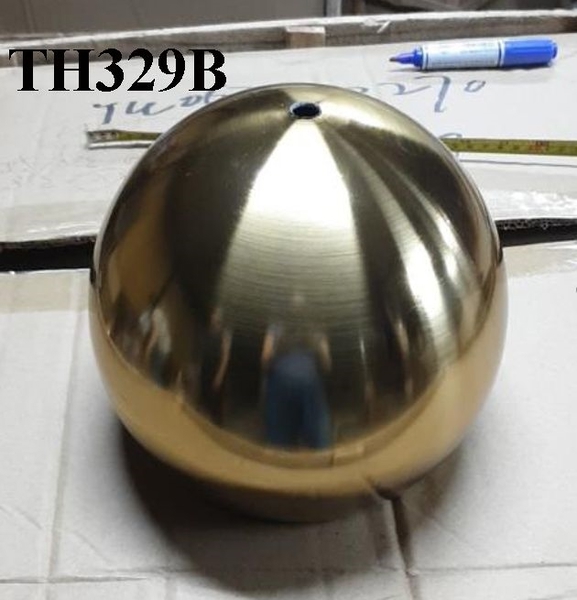 Thả đơn chao tròn mạ đồng, E27x01, mã TH329 B, KT (mm): D200