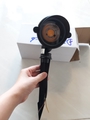 Đèn cắm cỏ màu đen, COB 7w, chất liệu nhôm, ánh sáng vàng, KT(mm): 100x315