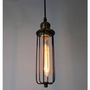 Đèn thả rọ sắt thân đen, đui đồng E27x1(chưa bóng)_TH003 Kích thước: 95x300mm
