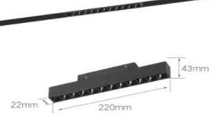 Đèn rọi nam châm chiếu điểm 12w sáng vàng