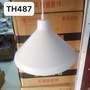 Thả đơn chao kín trắng, E27x01, mã TH487,1, KT (mm): D260x170