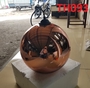 Đèn thả thủy tinh hở đáy màu đồng TH093, E27 x 1, KT(mm): 300