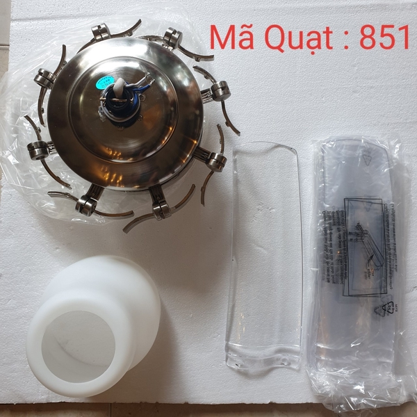 Quạt đèn 851 đường kính 48 inch 1220 mm,1 bóng đèn