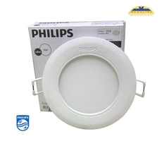 Đèn âm trần philips Marcasite 59522, công suất 12W, LK (mm): 125, ánh sáng trung tính