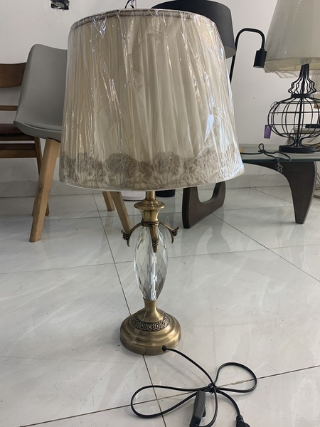 Đèn bàn pha lê 7021, KT(mm) : D350xH620