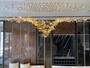 Đèn chùm pha lê thả thông minh PL030 gồm 150 lá phong chia 3 màu, 25 mắt COB, không mâm, KT(mm): 2500x680x1000