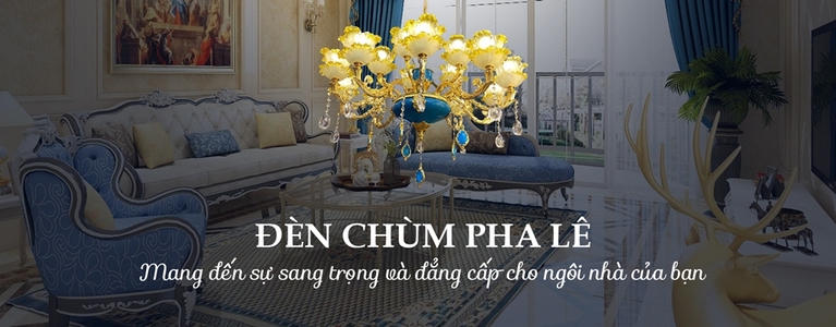 Đèn chùm pha lê: Mang đến sự sang trọng và đẳng cấp cho ngôi nhà của bạn
